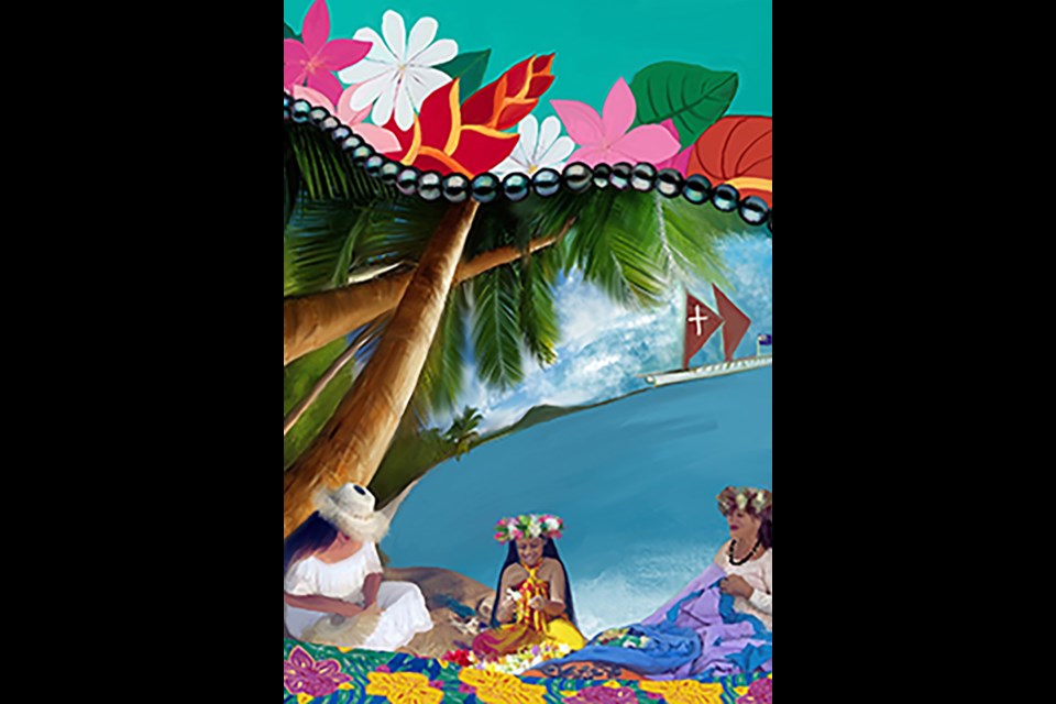 This year’s artwork for the World Day of Prayer Service comes to us from Cook Islands, an island country in the South Pacific Ocean.