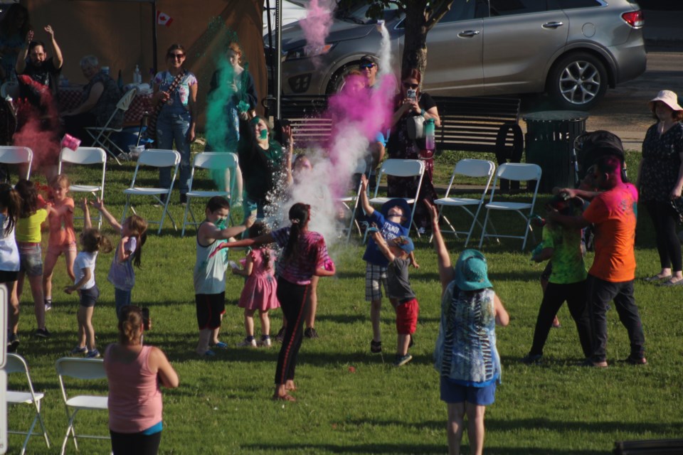 Holi celebrations held for YBID June Days in City Centre Park (6)