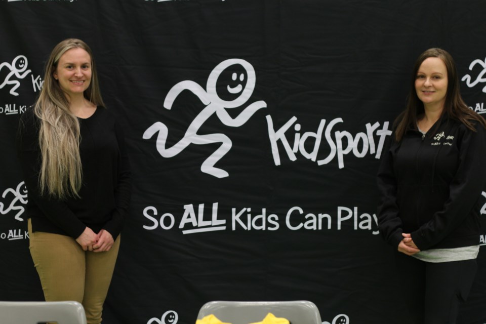Daphne van den Hurk and Tammy Hoffart of KidSport.