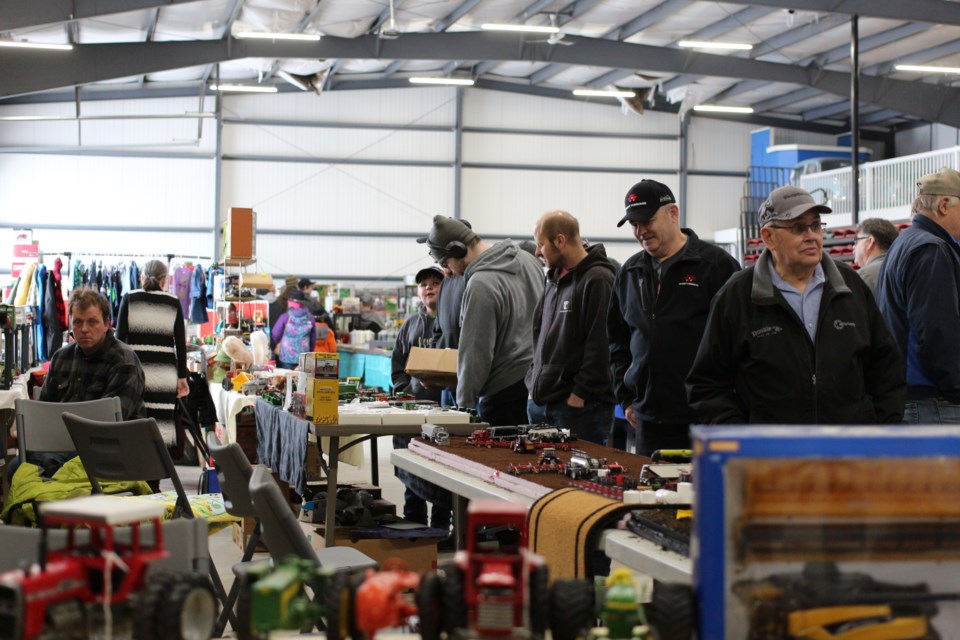 The Yorkton Farm Toy Show featured 45 vendors at 86 tables and was held at the Yorkton Auction Centre Feb. 10-11.