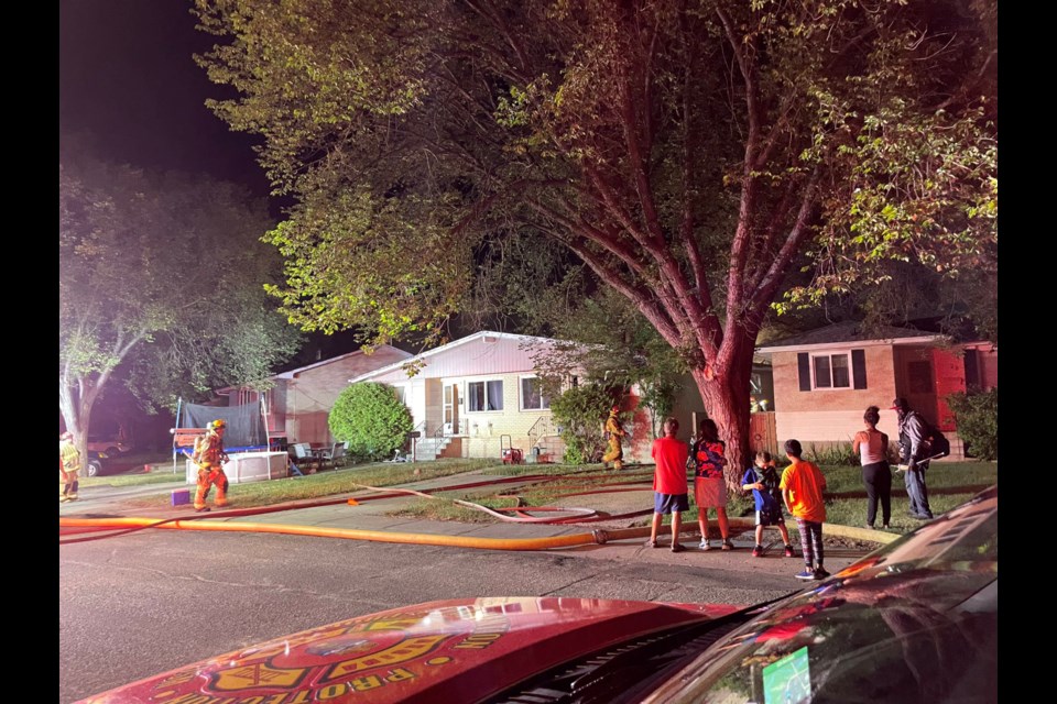 Fire crews in Regina responded to the 20 block of Empress Street around 11 p.m. on Aug. 1 for a fire in a duplex. Firefighters contained the blaze to one unit with no injuries reported. Mobile Crisis assisted occupants who were displaced, and the cause of the fire is under investigation.