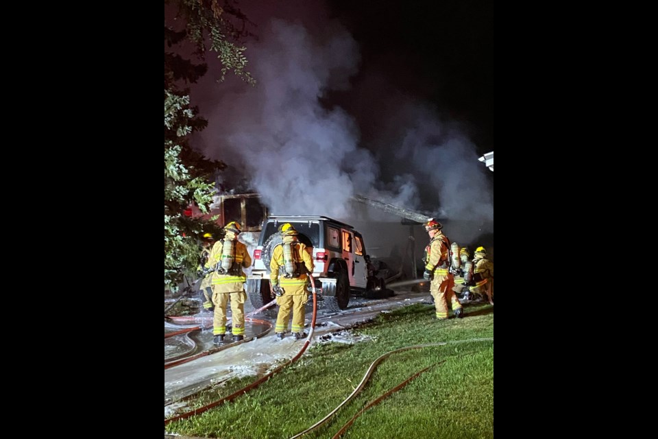 Crews responded to an early-morning vehicle fire this morning. Just before 3:30 a.m., firefighters attended the 3000 block. of Van Horne Avenue for the blaze, which extended into a nearby house. No injuries reported and fire is under investigation.