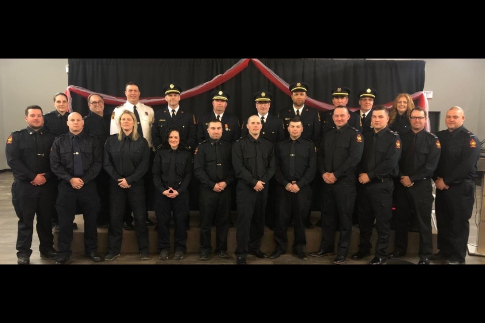 Estevan Fire Rescue Service members were recognized for years of service and celebrated their work and achievements during the annual Awards and Appreciation Banquet on March 4. 