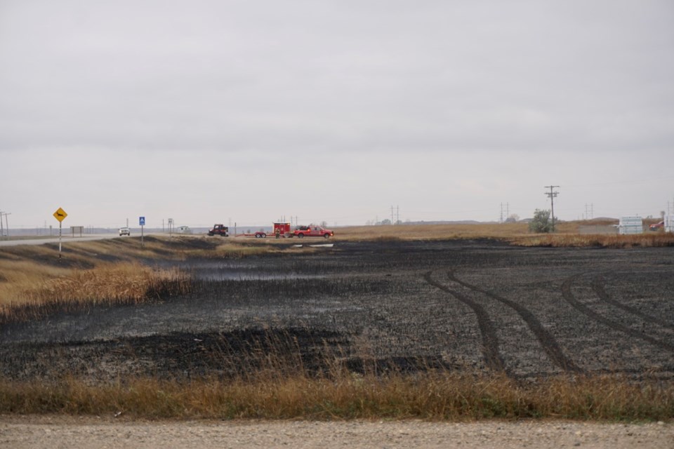 Fire south of Estevan is extinguished.                             