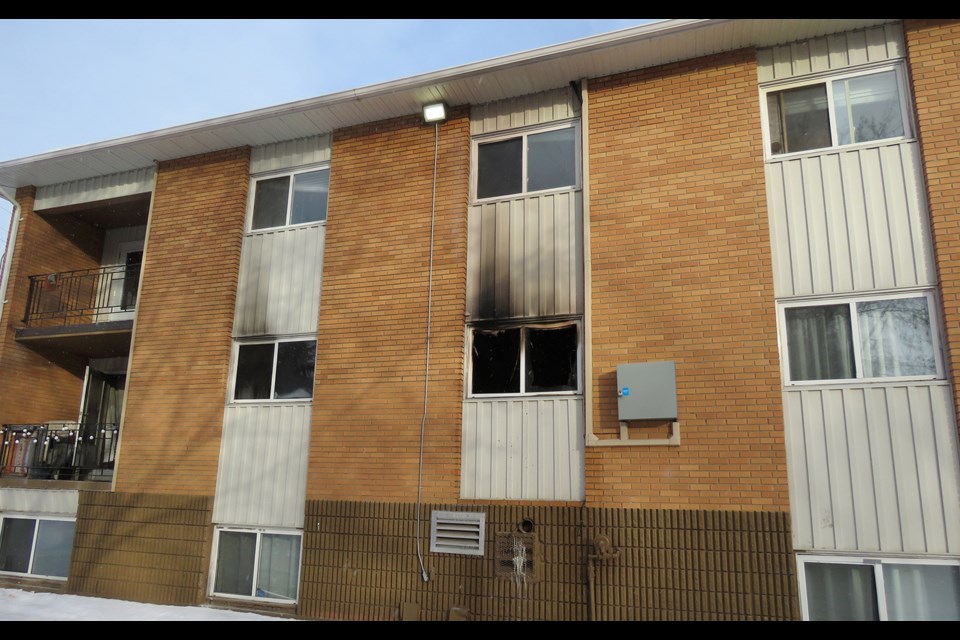 The apartment building was on the 200 block of Avenue  N South.