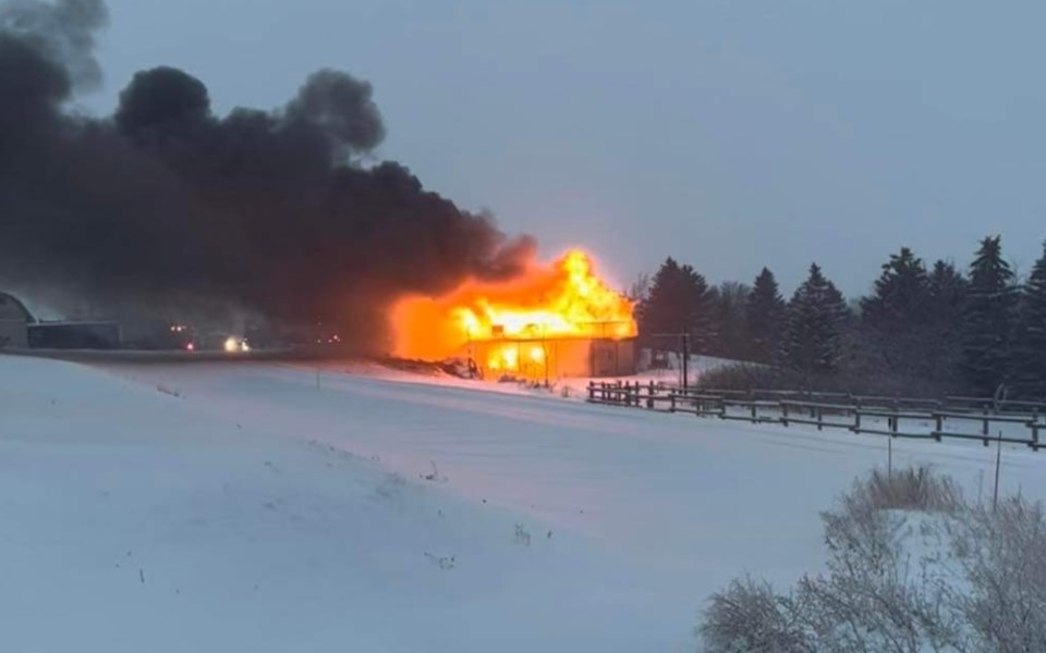 Dickie farm fire