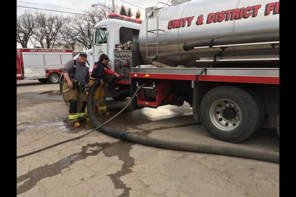 Fire departments ensure equipment is maintained and filled, ready for the next call out. 