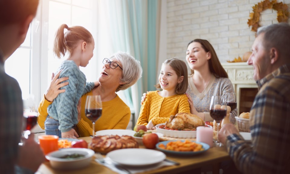 family at the table