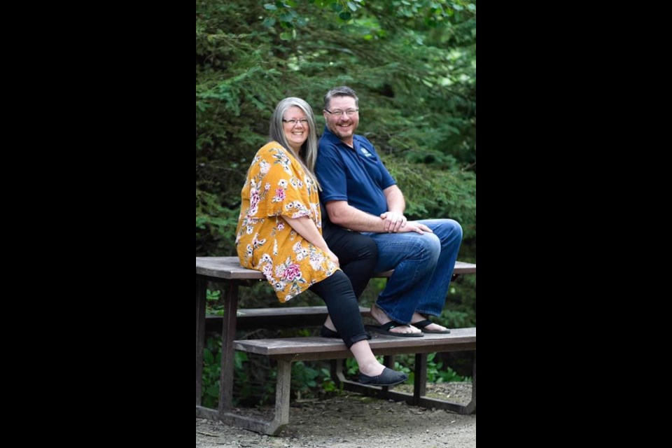 Grant and Darla Wasmuth celebrating their wedding anniversary are also celebrating 30 years of leading worship.
