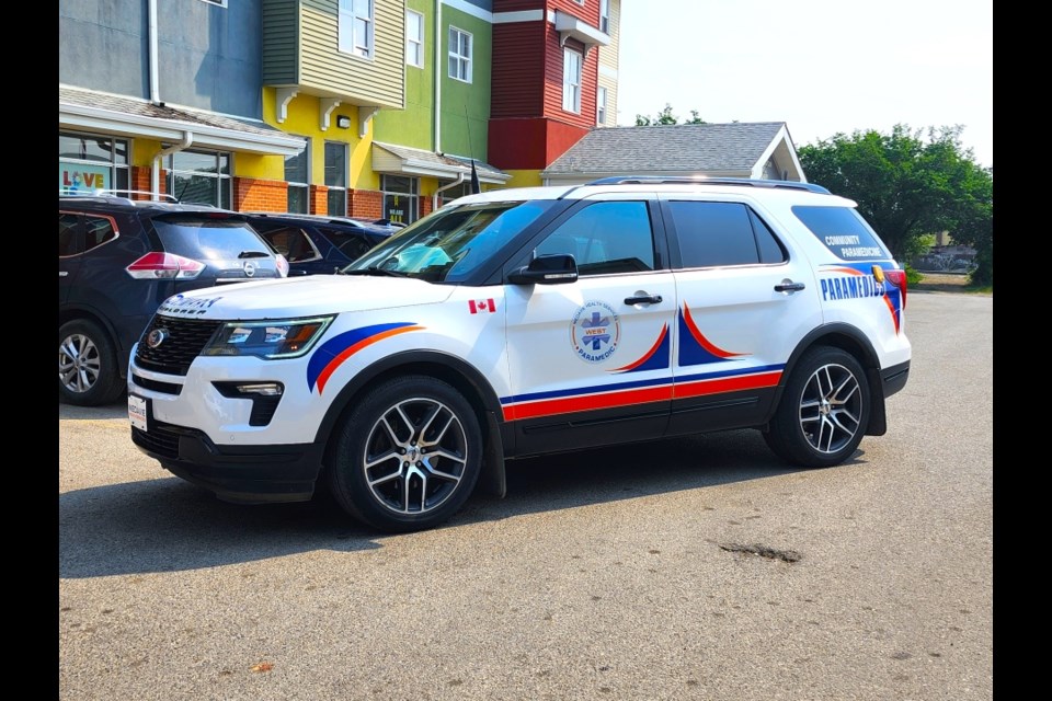 The community vehicle that Medavie will use to help residents. 