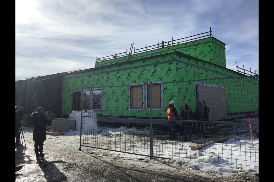 The Urgent Care Centre is now 50 per cent complete on Regina’s Albert Street.