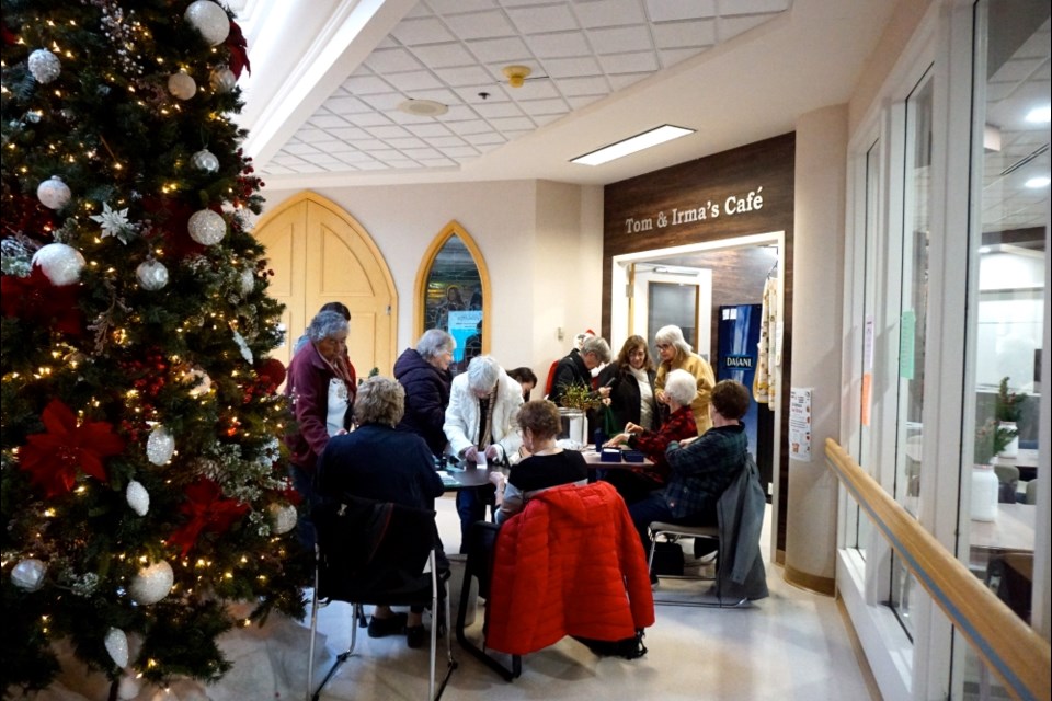 The St. Joseph's Healthcare Auxiliary Christmas tea and bake sale was organized by the members and took place at the café at the hospital this year.