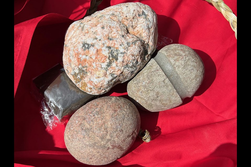 Elizabeth Renz returned some artifacts she has had with her for over 70 years to Cote First Nation. Those artifacts included a stone hammer and two scrapers.