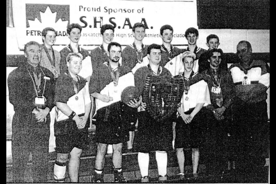 20 years ago, Denzil School senior boys won the school’s first ever provincial basketball championship at Hoopla in Regina.