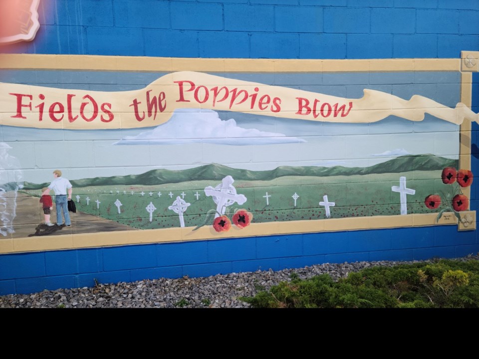LEGION MURAL WITH POPPY