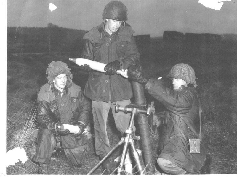 John Davis of Kamsack served in Germany with NATO. In this picture he is loading a flare rocket into a motor on the East German Border in 1962 during the Cuban Missile Crisis. John is retired now and lives in eastern Canada.