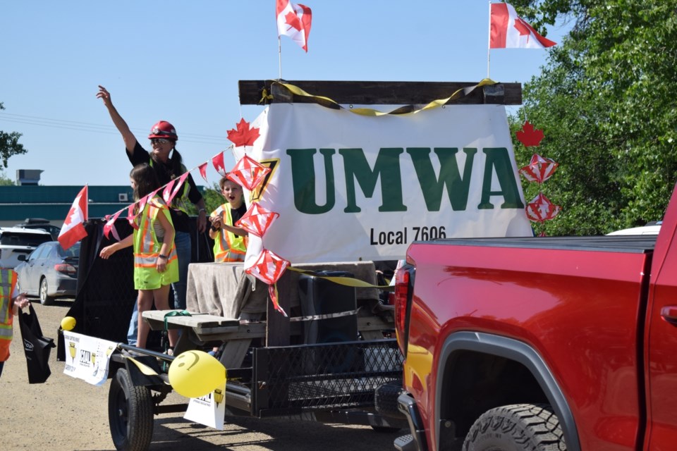 The annual parade helped kick off Canada Day in Bienfait. 