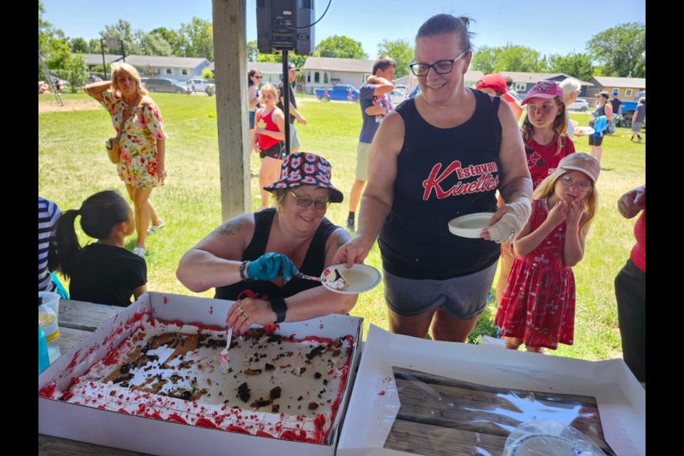 The Estevan Kinette Club hosted Canada Day celebrations.