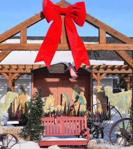 A manger display at the Station House Museum in Canora, sponsored by the Town of Canora fundraising committee, reminds all who see it of the origin of Christmas celebrations.  / Rocky Neufeld