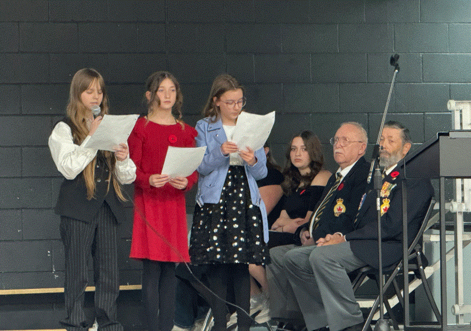 Stoughton School Remembrance Day 2024
