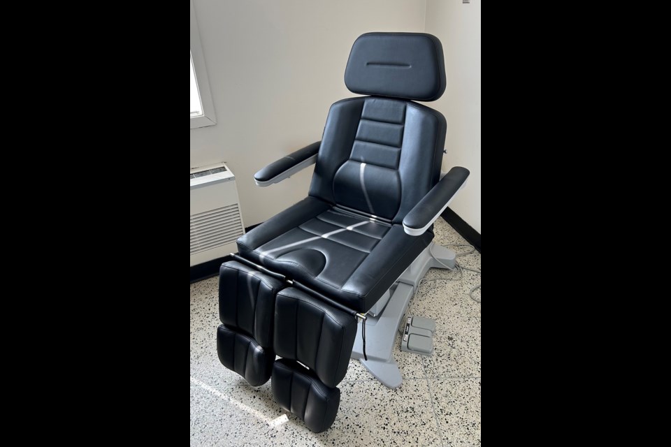 The Canora & District Health Foundation has purchased a specialized foot care treatment chair for the Canora Hospital. 