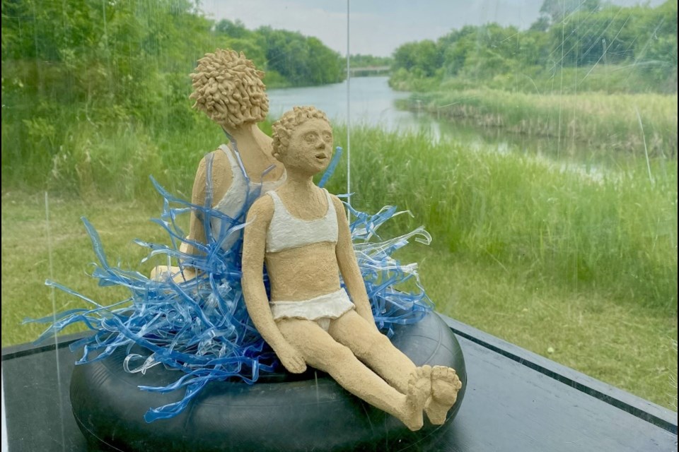 Ruth Langwieser's contribution to this year's Inside-Out exhibit.