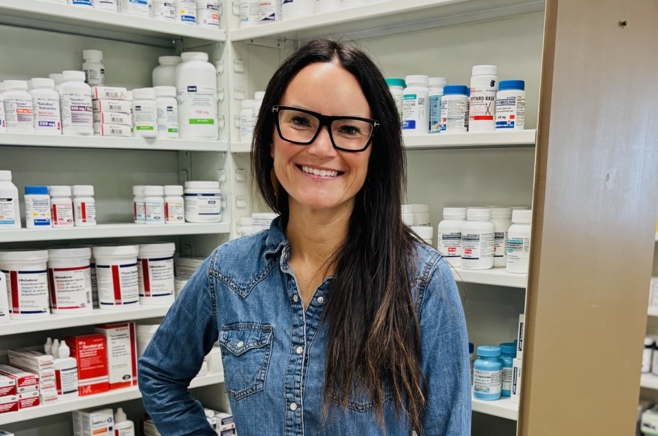 Kristen Cote is the proud new owner of Henders Drugs.