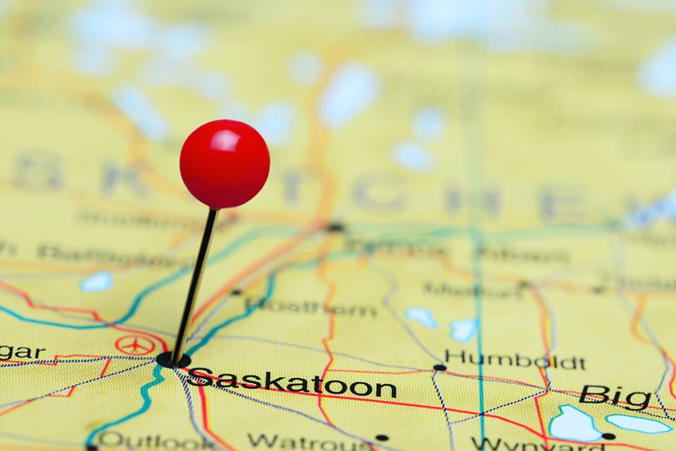 saskatoon map pin