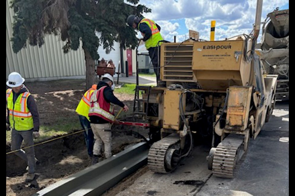 Sewer lines will be relined on Centre Street as a component of the construction work currently underway.