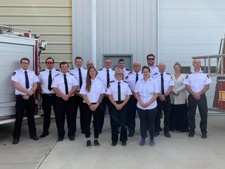 Borden volunteer firefighters hosted a firefighters’ memorial Sept. 12. 