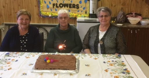 Borden seniors celebrating May birthdays are Rosann Carr, Eileen Petrun and Evelyn Skarra. 