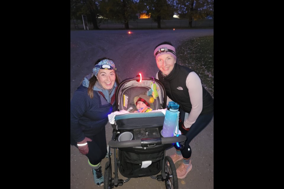 A Glow Run for Cystic Fibrosis in memory of Amie Gray-Carrol was hed Oct. 15 at Maidstone Delfrari-Victoria Park. 
