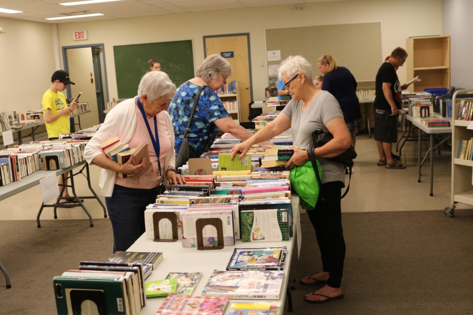 library sale Yorkton