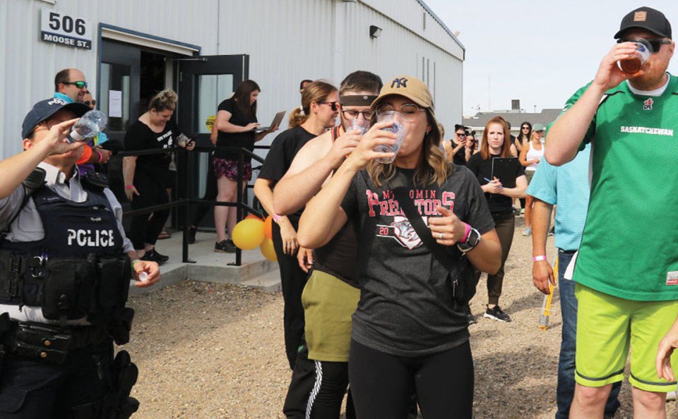 beer-chugging