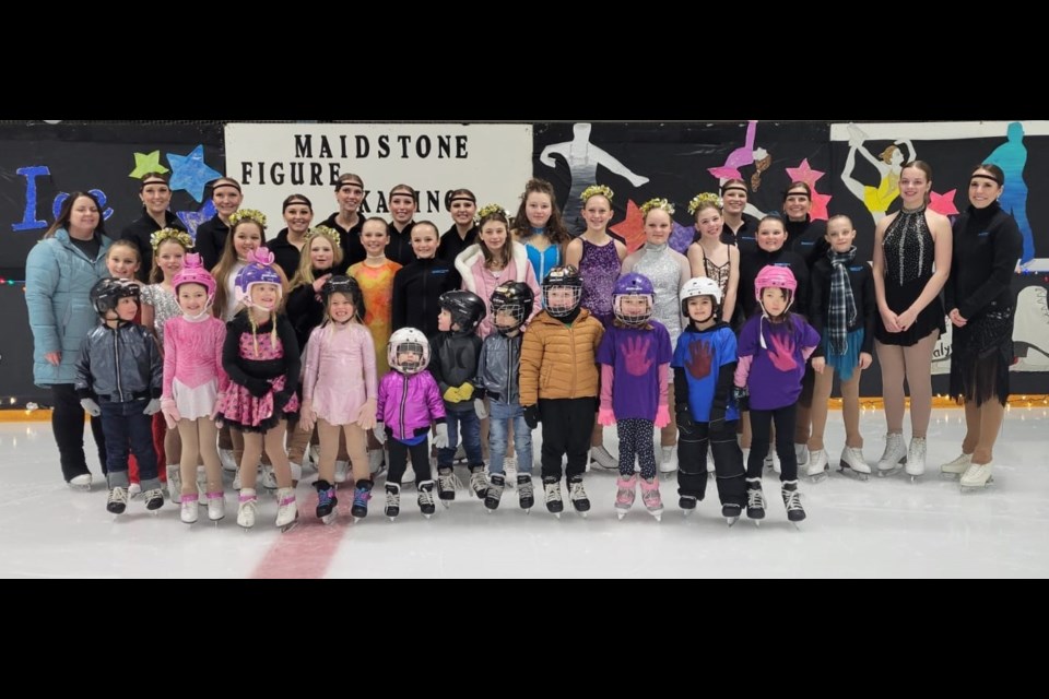 Maidstone Skating Club at “Glitter on Ice” Performance March 19. 