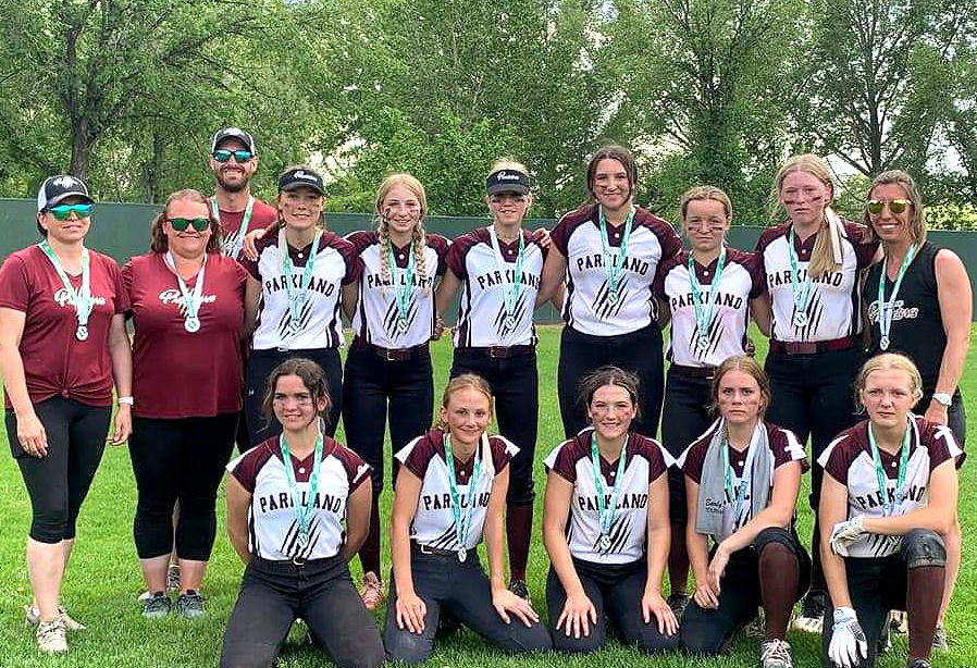 The Parkland Predators girls’ ball team includes: back row - Kelly Bergen, Alison Simonar, Dillian Simonar, Maddie Nelson, Kallie Wright, Jorja Parker, Peyton Turner, Kara Bergen, Leah Neumann, Nicole Phillips; front row - Hayden Peterson, Emery Simonar, Avery Cyr, Jorja Boecher and Marcail Philips.