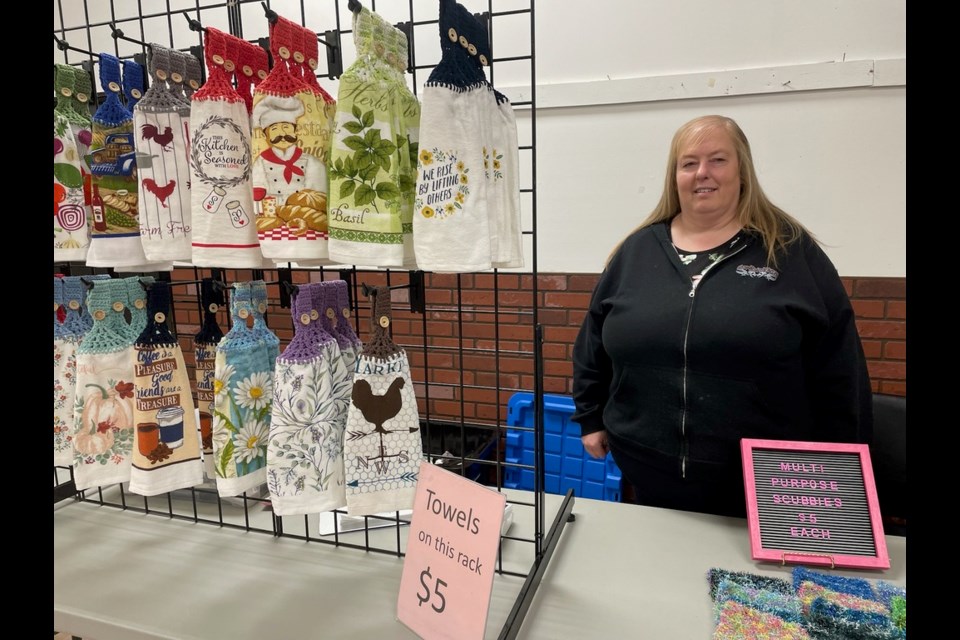 Cool weather and curiosity created a pleasing turnout for Mayfair's Creative Corner craft and farmers market sale last weekend. 
