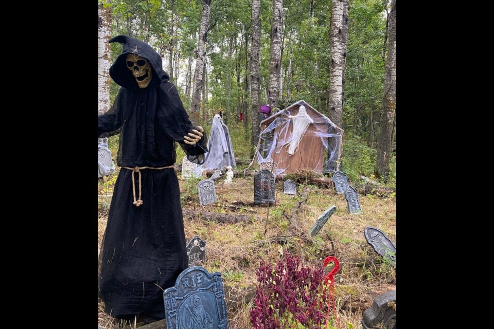 Linda Price and friends created a Halloween Haunted Display of Horror at her farm near Meeting Lake. Visitors were invited to tour the spooky display over three weekends leading up to Halloween. 