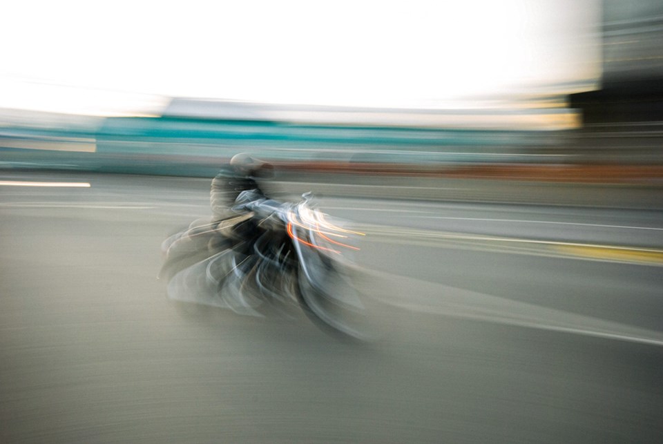 motorcycle speeding