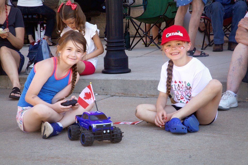 Remote control car racers of all ages took part in a Canada Day event.