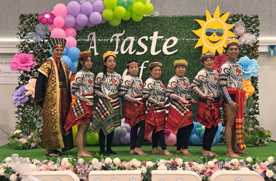 The Taste of Culture stage at Alex Dillabough Centre featured a colourful array of performers from many diverse cultures.