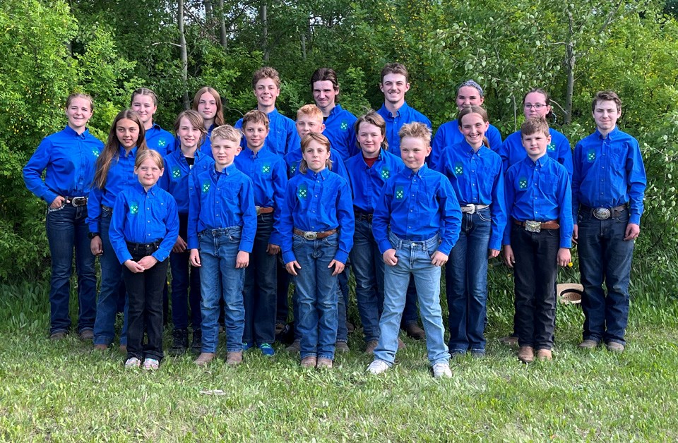 Medstead Multiple 4-H Club members participated in an achievement day June 6. 