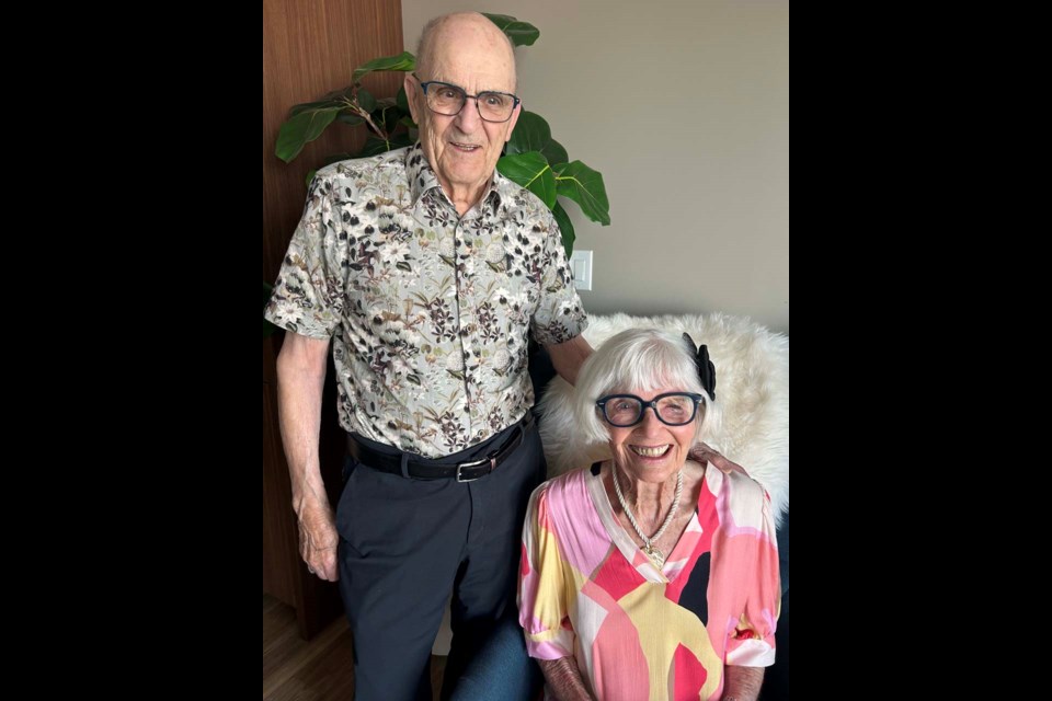 Former Mayfair residents Rollie and Jean Pelletier recently celebrated their 65th wedding anniversary. 