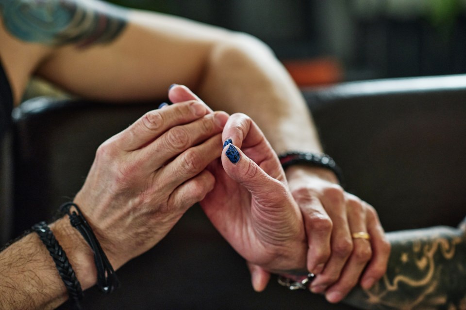 signing hands