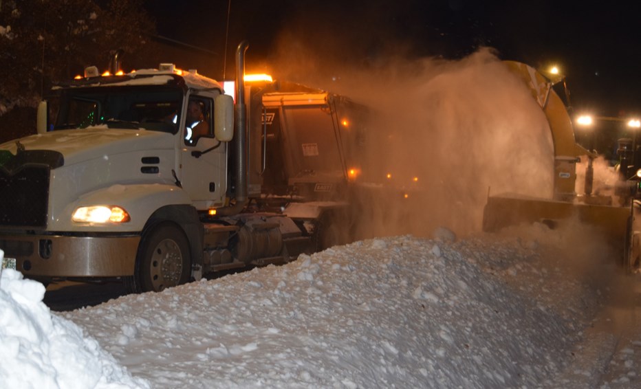 After a large dump of snow in the Canora area in late November, Town of Canora crews were busy getting the snow off streets around town on Dec. 1, and making life easier for motorists and pedestrians alike.