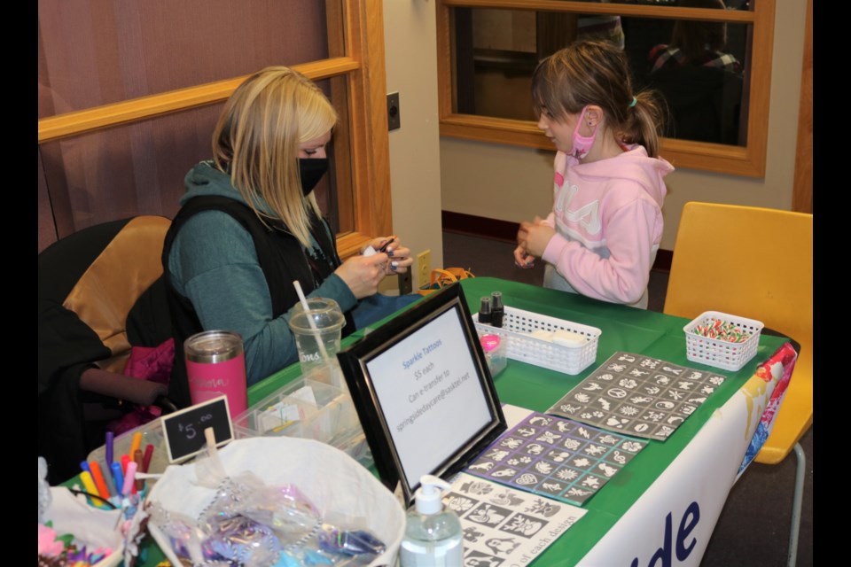 There was something to interest even the young at the Springside Craft Sale.