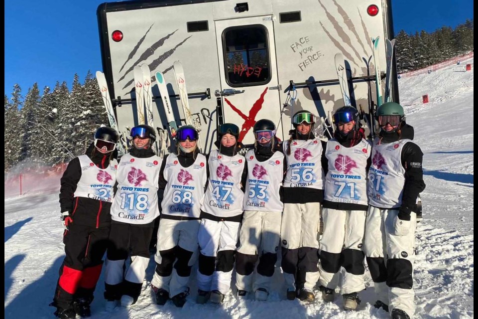 The top eight finalists in a Jan. 14 Canada Cup ski competition, Maidstone’s Talance Kalmakoff is No. 68.