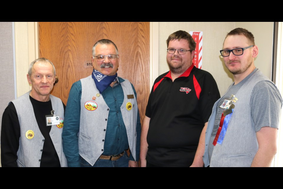 The executive for 2024 are, from left; Steve Piontek, treasurer, Harvey Drotar, president, Chris Rosenmeyer, vice-president and Matthew Weber, secretary.