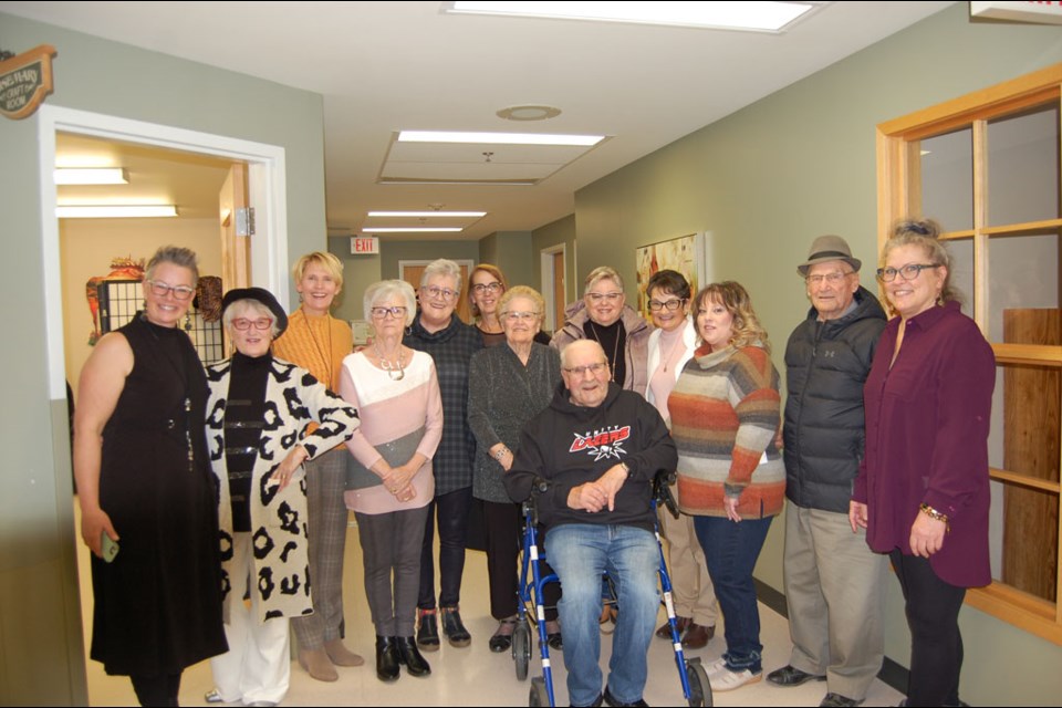 A mixture of staff, residents and volunteers helped showcase clothing that is available in Unity at the Parkview Place fashion show Nov. 15.