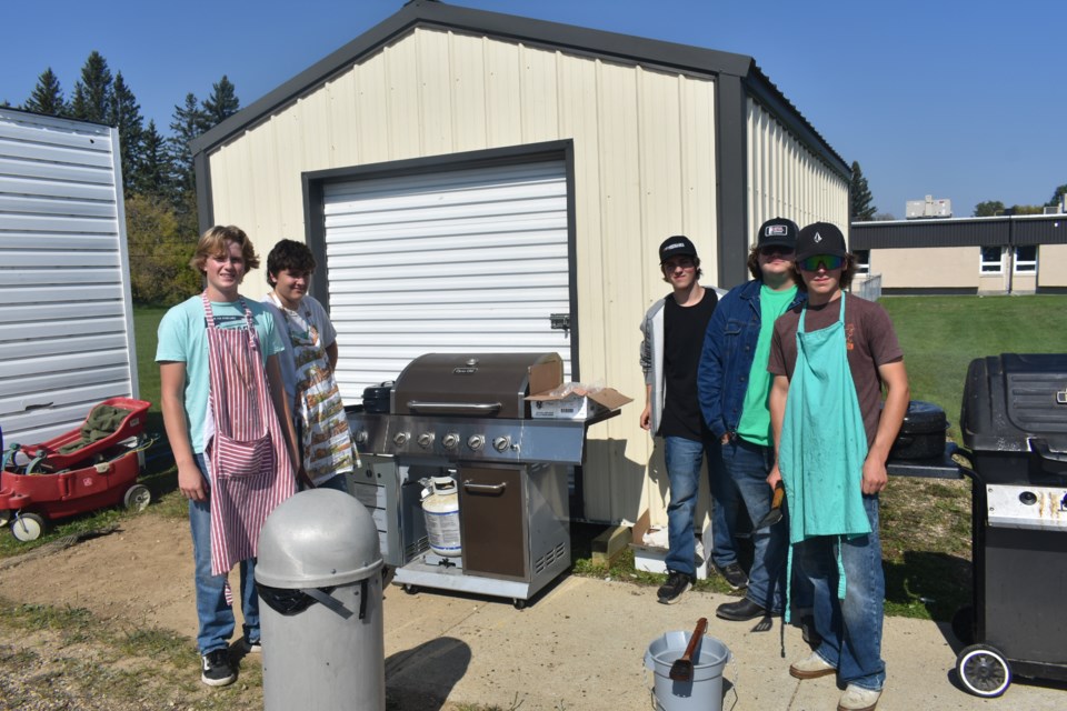 Students and members of the SRC in Norquay School were manning the grill on the 8th of September.